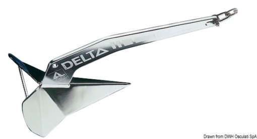 Kotwica z nierdzewnej stali LEWMAR Delta® 50 kg - Kod. 01.107.50 3