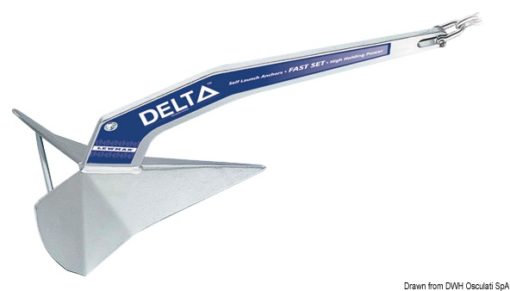 Kotwica LEWMAR Delta z ocynkowanej stali 32 kg - Kod. 01.108.32 3