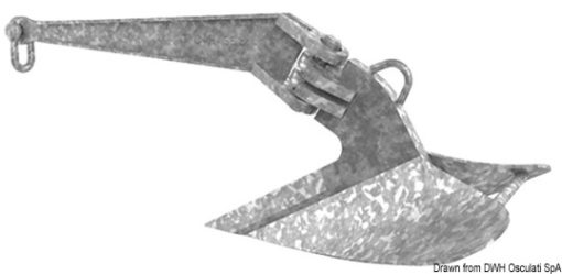 LEWMAR C.Q.R. hot-galvanized pressed steel anchor - kg 20 - Kod. 01.147.20 4