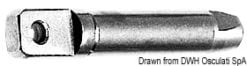 Końcówka z nierdzewnej stali AISI 316 do lin Parafil - Widełki - 9 mm - Kod. 05.664.09 5