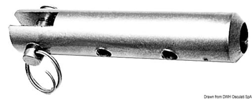 Końcówka do lin ratunkowych z nierdzewnej stali - Widełki - 6 mm - Kod. 05.762.06 3