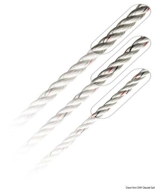 Marlow 3-strand pre-stretched line 12 mm - Kod. 06.431.12 3