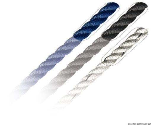 Marlow polyester mooring line blue 14 mm - Kod. 06.484.14 3