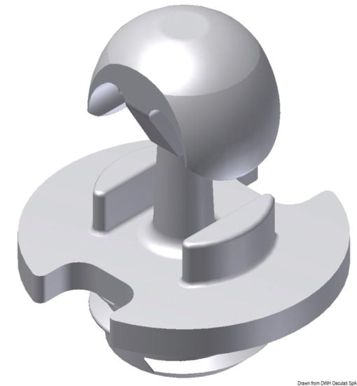 System mocowania paneli FASTMOUNT Standard Range Clip System - Self-tapping clip 16.8 mm-hole - Kod. 10.464.01 8