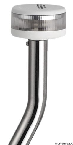Pole light with EVOLED 360° light - Pull-out angular version with stainless steel base, flat mounting - Kod. 11.039.72 7
