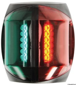 Lampy pozycyjne Sphera II LED do 20 m, obudowa z poliwęglanu. Obudowa ABS czarna. Dziobowa 225° - Kod. 11.060.03 18