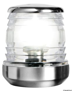 Lampa topowa Classic 360° LED. Stal inox, ZAŁĄCZONY (dla rurki Ø 20 mm). 12/24V - 1,7 W - Kod. 11.132.11 13