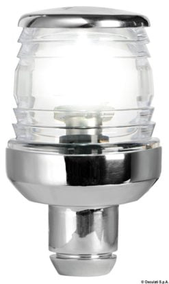 Lampa topowa Classic 360° LED. Biały poliwęglan, ZAŁĄCZONY (dla rurki Ø 20 mm). 12/24V - 1,7 W - Kod. 11.133.14 12