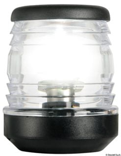 Lampa topowa Classic 360° LED. Czarny poliwęglan, ZAŁĄCZONY (dla rurki Ø 20 mm). 12/24V - 1,7 W - Kod. 11.133.13 11