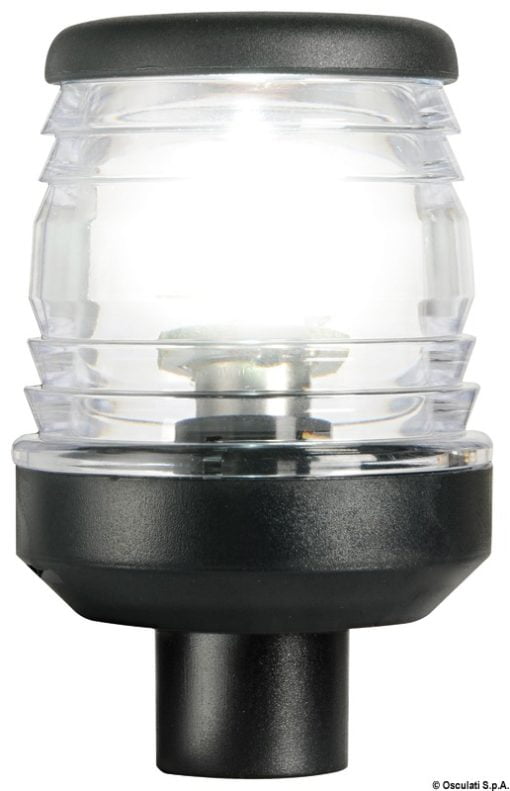 Lampa topowa Classic 360° LED. Czarny poliwęglan. 12/24V - 1,7 W - Kod. 11.133.10 5