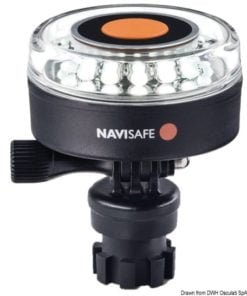Lampa nawigacyjna NAVISAFE Navilight 360° Biała 2NM - Navisafe Navilight 360° white with suction cup - Kod. 11.139.06 6