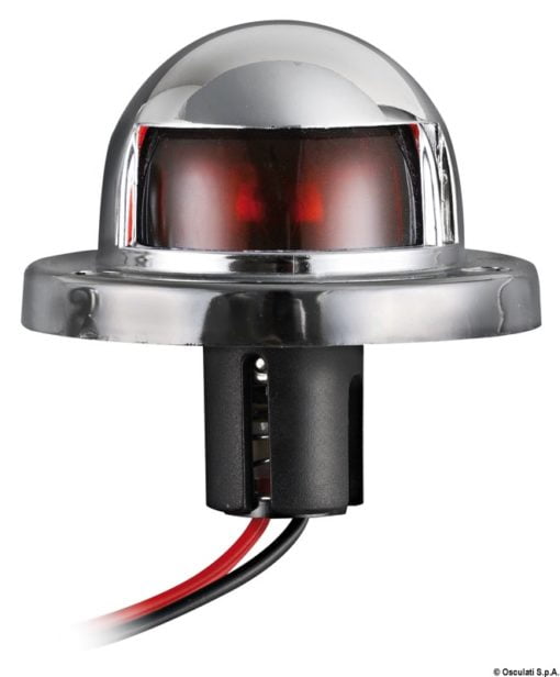 Lampy pozycyjne Utility z chromowanego tworzywa sztucznego ABS. 225° dziobowa - Kod. 11.403.01 6