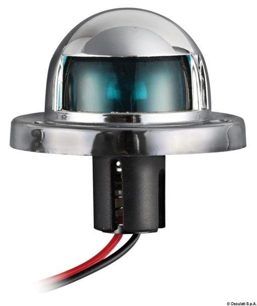 Lampy pozycyjne Utility z chromowanego tworzywa sztucznego ABS. 225° dziobowa - Kod. 11.403.01 5