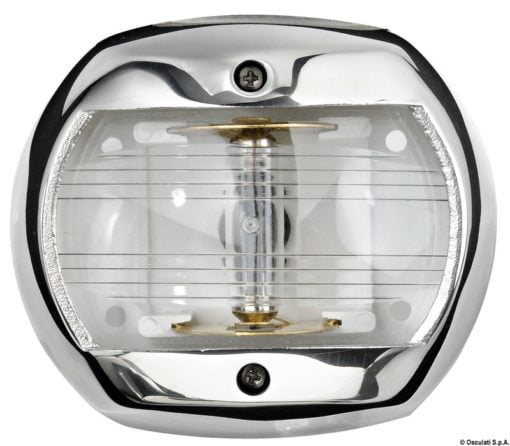 Lampy pozycyjne Classic 12 ze stali inox AISI 316 wybłyszczanej. 135° rufowa - Kod. 11.407.04 3