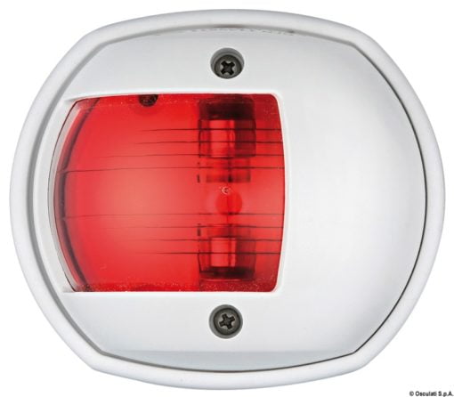 Lampy pozycyjne Compact 12 homologowane RINA i USCG - Shpera Compact navigation light red RAL 7042 - Kod. 11.408.61 3