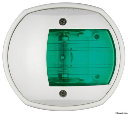 Lampy pozycyjne Compact 12 homologowane RINA i USCG - Shpera Compact navigation light green RAL 7042 - Kod. 11.408.62 10