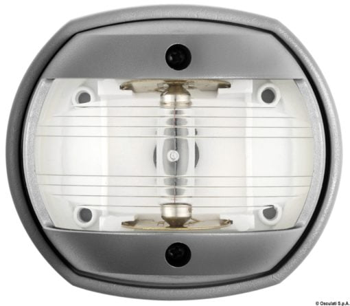 Lampy pozycyjne Compact 12 homologowane RINA i USCG - Shpera Compact navigation light stern white RAL 7042 - Kod. 11.408.64 5