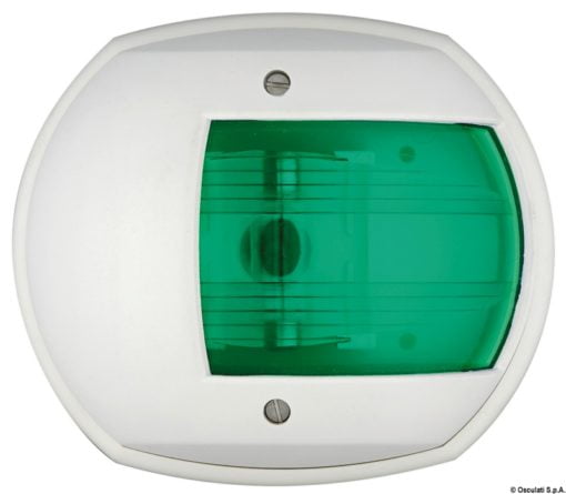 Lampy pozycyjne Maxi 20. 225° dziobowa. 12V. Obudowa - biała - Kod. 11.411.13 6