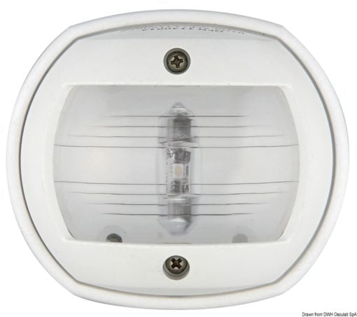 Lampy pozycyjne Compact 12 LED - Compact LED navigation light, left RAL 7042 - Kod. 11.448.61 7