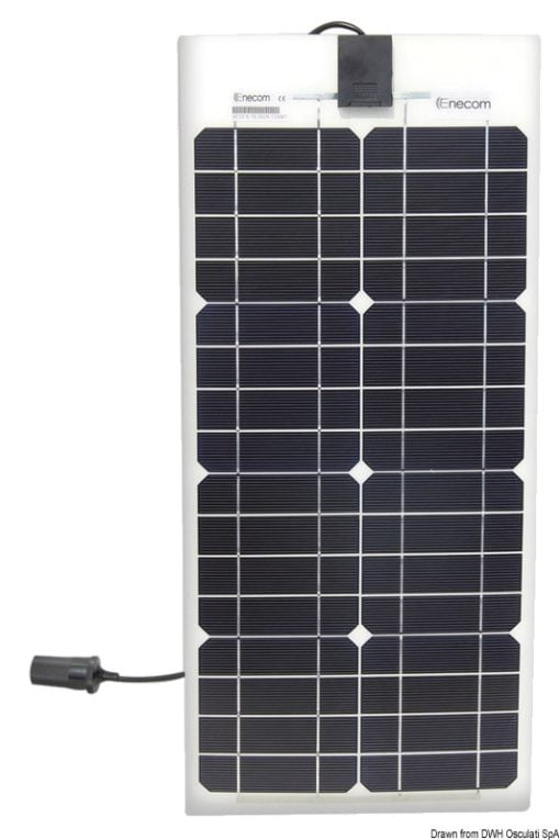 Elastyczne panele słoneczne ENECOM - Moc max (Wp) 130 - 1355x660 - Kod. 12.034.06 10