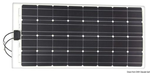 Elastyczne panele słoneczne ENECOM - Moc max (Wp) 20 - 620x272 - Kod. 12.034.01 7