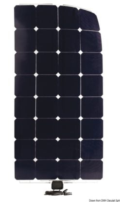 Elastyczne panele słoneczne ENECOM - Moc max (Wp) 20 - 620x272 - Kod. 12.034.01 11