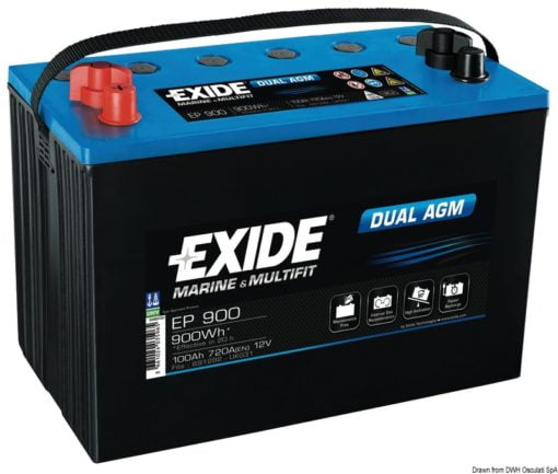 Akumulatory EXIDE Agm do uruchamiania i zasilania urządzeń pokładowych - 240 A·h - Kod. 12.412.05 4