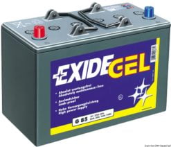 Akumulatory żelowe EXIDE do uruchamiania i zasilania urządzeń - 210 A·h - Kod. 12.413.08 7