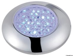 Wodoszczelna lampa kajutowa LED oferująca optymalną wydajność świetlną. Kolor obudowy chromowana. Kolor światła czerwone - Kod. 13.179.06 8