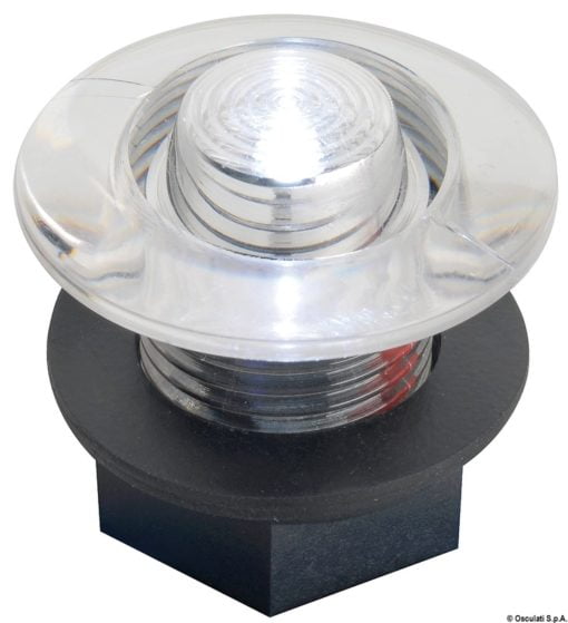 Lampka kajutowa LED do zabudowy - Clear polycarbonate courtesy light w/red LED - Kod. 13.183.02 3