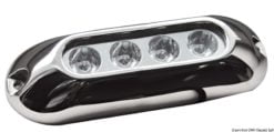 Lampa podwodna LED do oświetlania trapów, pawęży rufowych, podwodzia i kokpitów - Faro subacqueo 6 LED bianchi - Kod. 13.281.05 6