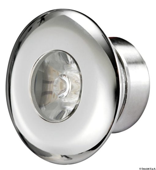 Lampka kajutowa LED do zabudowy - LED courtesy light, round - white - Kod. 13.429.04 3