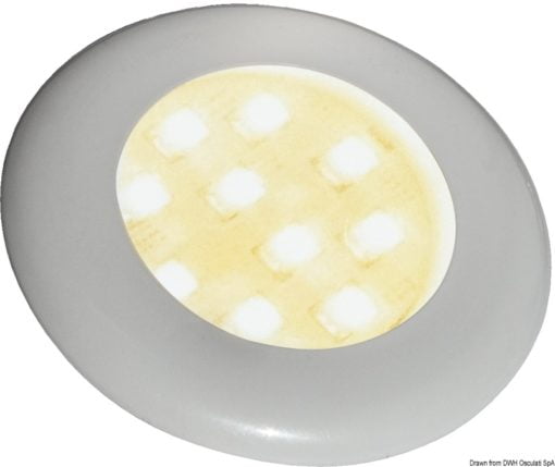 Plafon LED do zabudowy BATSYSTEM Nova II - Batsystem Nova 2 LED ceiling light white - Kod. 13.877.60 3