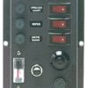 Panel nylonowy z podświetlanymi wyłącznikami kołyskowymi - Vertical control panel w. 3 switches + horn - Kod. 14.103.35 2