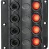 Panel elektryczny Wave Design z wyłącznikami kołyskowymi z diodą LED - 4 Wyłączników - Kod. 14.104.01 2