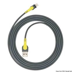 Gniazdo + kabel USB wodoszczelne IPx6 - Dual USB socket - Kod. 14.195.65 5