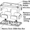 Listwa zaciskowa bus-bar Heavy Duty - 2x10 mm - 300 A - Kod. 14.209.31 2