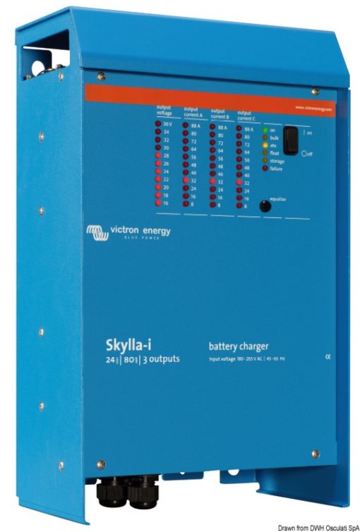 Ładowarka mikroprocesorowa VICTRON Skylla-i 24 V - Skylla-I control panel - Kod. 14.270.38 3