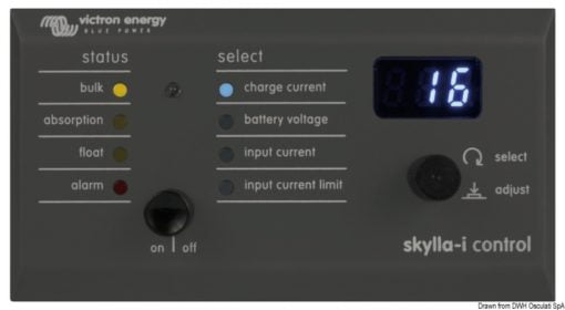 Ładowarka mikroprocesorowa VICTRON Skylla-i 24 V - Skylla-I control panel - Kod. 14.270.38 4