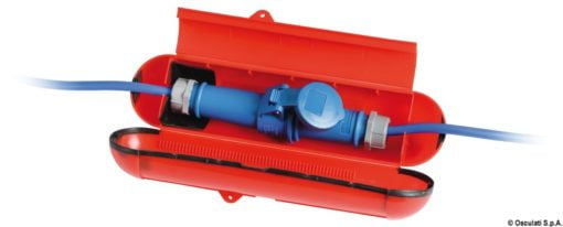 Wodoszczelne zabezpieczenie gniazd elektrycznych. - Watertight plug safety box 93 x 368 mm - Kod. 14.340.00 3