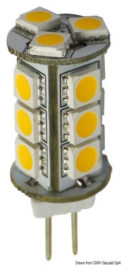 Żarówka LED SMD z trzonkiem G4 do opraw punktowych - LED bulb - Kod. 14.441.15 5