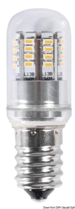 Żarówka LED SMD z trzonkiem E14/E27 i szklaną osłoną LED - Kod. 14.443.22 9