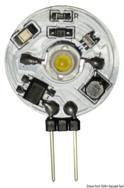 Żarówka LED SMD z trzonkiem G4 - Led Light SMD G4 12/24v side connection - Kod. 14.450.09 8