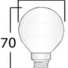 Żarówki z trzonkiem E14 - Bulb E14 24 V 25 W - Kod. 14.483.44 1