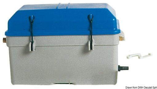 Wodoszczelny pojemnik na akumulator z wentylacją. Max 100 A·h - Kod. 14.545.00 3