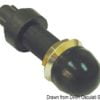 Insul.brass push button, black - Kod. 14.910.00NE 1