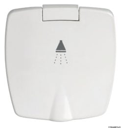 Pojemnik na prysznic New Edge z prysznicem Mizar uruchamianym przyciskiem - New Edge shower w/SS hose 4 m - Kod. 15.143.07 9