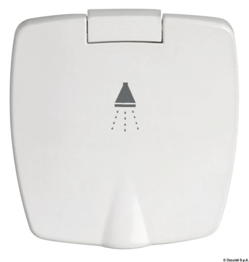 Pojemnik na prysznic New Edge z prysznicem Mizar uruchamianym przyciskiem - New Edge shower w/SS hose 4 m - Kod. 15.143.07 6