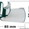 Uchwyt ścienny obrotowy - Wall-mounted shower swivelling support - Kod. 17.019.02 1