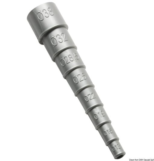 Uniwersalny adapter ze złączką na wąż - Universal hose adapter diam. 32 to 60 mm - Kod. 17.175.60 4